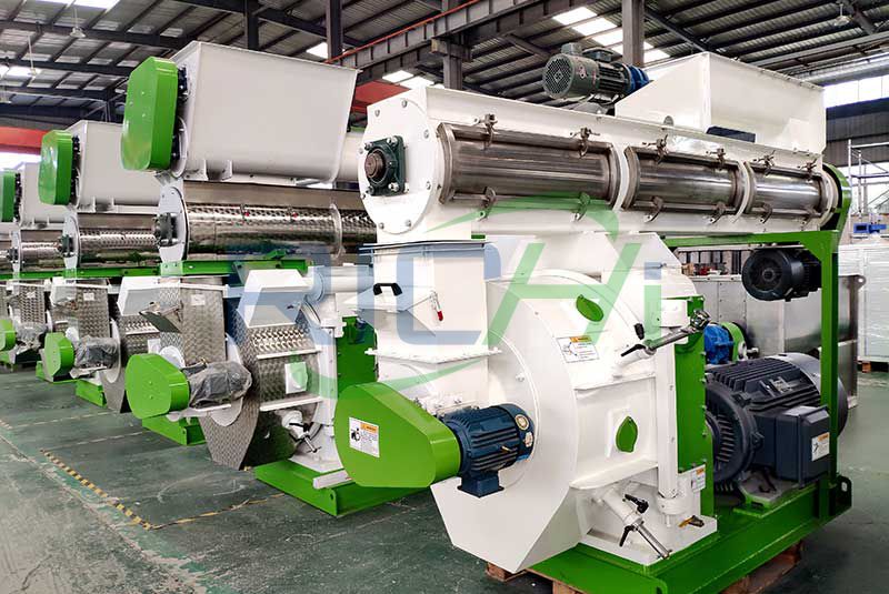3-5T/H Ruminant Animal Feed Pellet Line Export To Indonesia